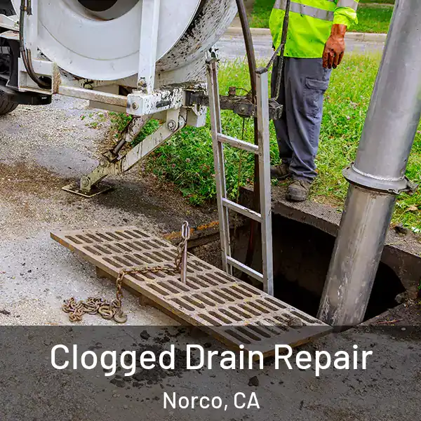 Clogged Drain Repair Norco, CA