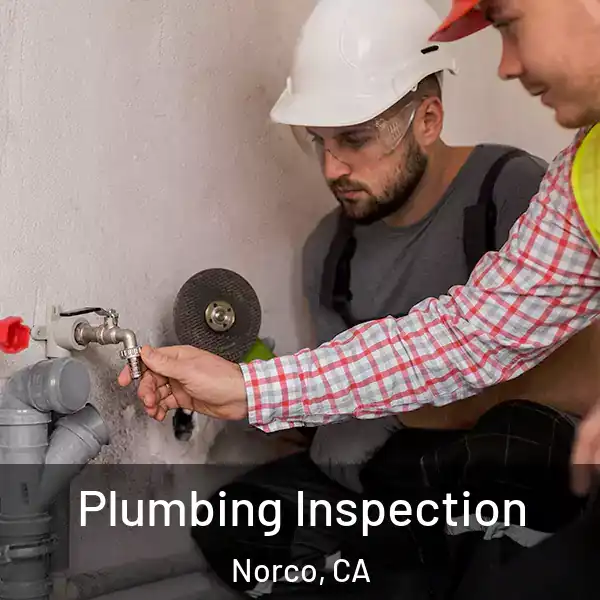  Plumbing Inspection Norco, CA